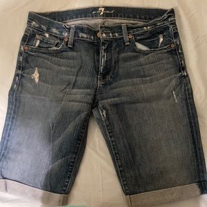 For All 7 Mankind Summer Jean Shorts